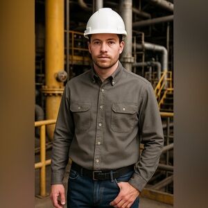 Drifire FR flame resistant Long Sleeve Work shirt Men’s L